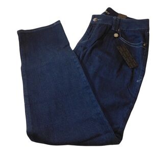 Lane Bryant Slimming Stretch Dark Wash Jeans, Size 28 Average, NEW WITH TAGS!